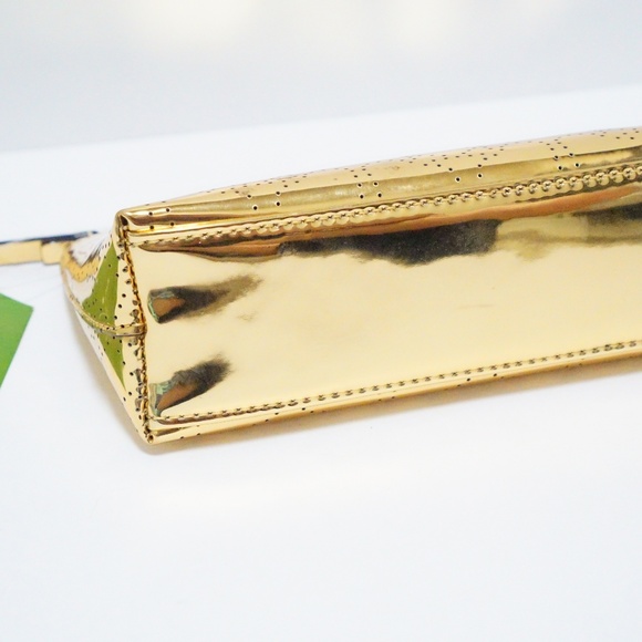 Kate Spade Gold Clutch NWT - Picture 4 of 4